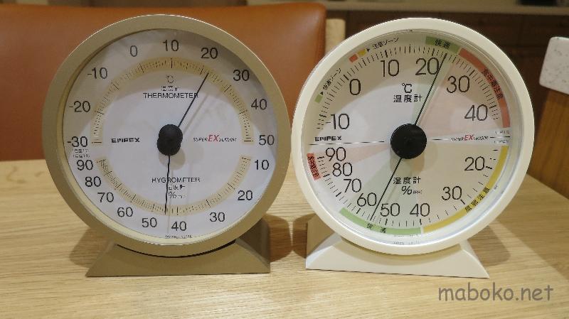 市場 エンペックス気象計 温度湿度計 高精度ユニバーサルデザイン