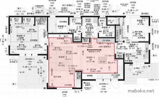 床暖房　LDK　エリア設定