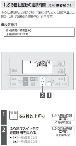 三菱エコキュート　保温時間